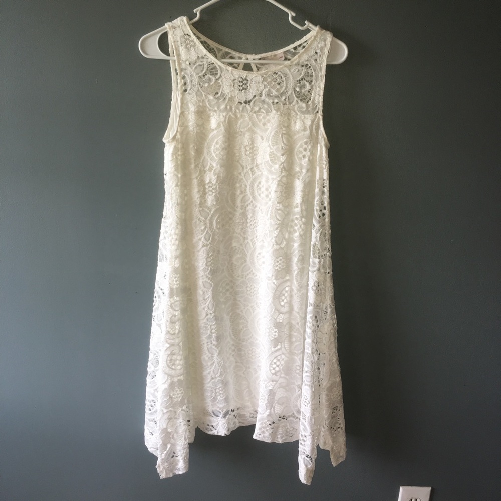 Lace Trapeze Dress
